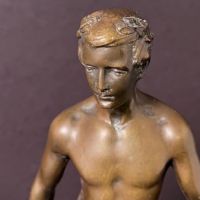Spiro Schwatenberg Bronze Nude Fencer Athlete 14.jpg