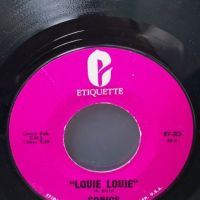 The Sonics Cinderella Etiquette Records ET-23 Styrene 7 (in lightbox)