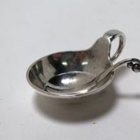 Two Georg Jensen 1928 Salt Cellar with Spoons Model 110 1.jpg