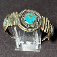 Unsigned Silver Pawn Navajo Cuff Circa 1930s 1.jpg