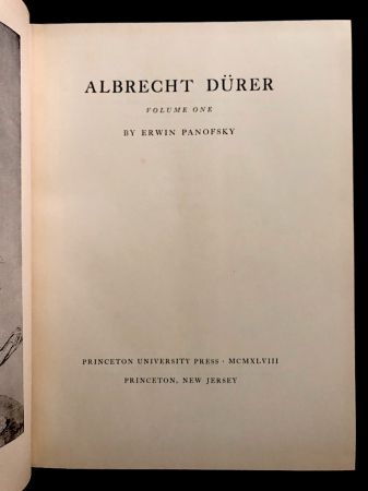 Two Volume set of Albrecht Durer Pub by Princeton University Press 1948 by Erwin Panofsky 7.jpg